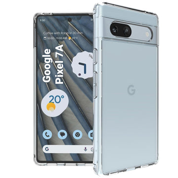 Google Pixel 7A Back Cover Case | Clear Hybrid - Clear