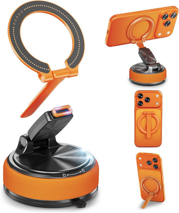 Magnetic Phone Mount Detachable | Orange
