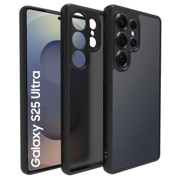 Samsung Galaxy S25 Ultra Back Cover Case | Sleek Hybrid - Matte Black