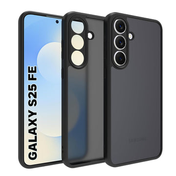 Samsung Galaxy S25 FE Back Cover Case | Sleek Hybrid - Matte Black