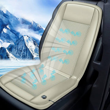 Ventilated Car Seat Cover | Beige - Driver Side