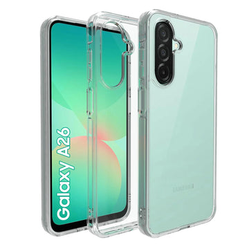 Samsung Galaxy A26 5G Back Cover Case | Clear Hybrid - Clear