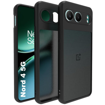 OnePlus Nord 4 5G Back Cover Case | Sleek Hybrid - Matte Black