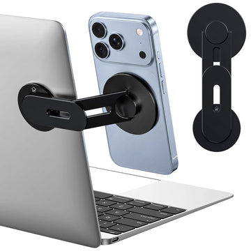 Magnetic Laptop Phone Mount | Black New