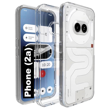 Nothing Phone 2A / Phone 2A Plus Back Cover Case | Clear Hybrid - Clear