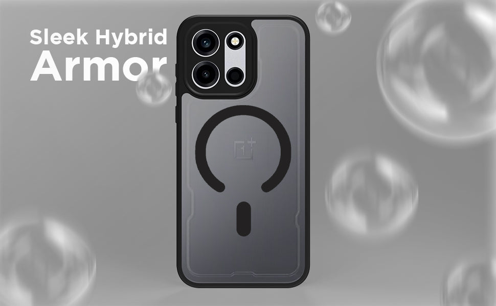 OnePlus Nord 6 5G / Nord CE 6 5G Back Cover Case | Sleek Hybrid - Matte Black Magnetic
