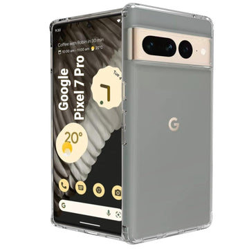 Google Pixel 7 Pro Back Cover Case | Clear Hybrid - Clear
