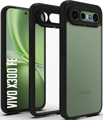 Vivo X300 FE Back Cover Case | Sleek Hybrid - Clear Black