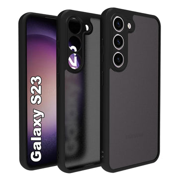 Samsung Galaxy S23 Back Cover Case | Sleek Hybrid - Matte Black