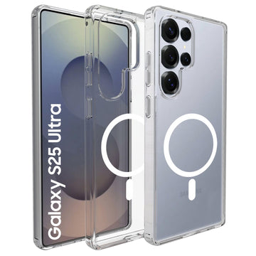 Samsung Galaxy S25 Ultra  Back Cover Case | Sleek Hybrid - Clear Magnetic