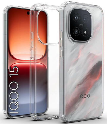 iQOO 15 5G Back Cover Case | Clear Hybrid - Clear