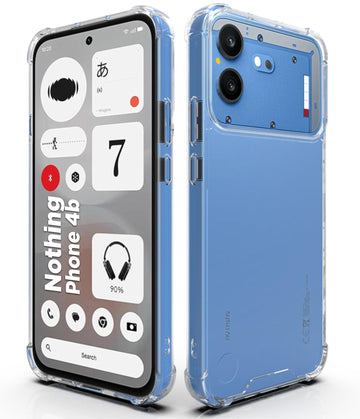 Nothing Phone 4b Back Cover Case | Clear Hybrid - Clear