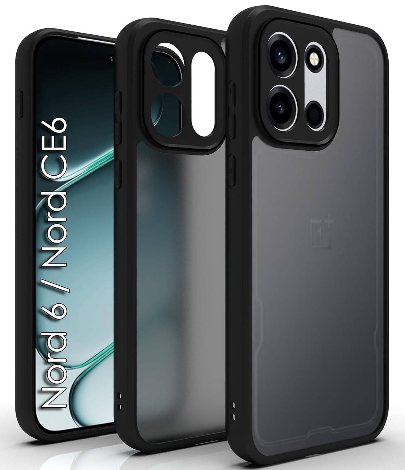 OnePlus Nord 6 5G / Nord CE 6 5G Back Cover Case | Sleek Hybrid - Matte Black