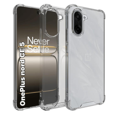 OnePlus Nord CE 5 5G Back Cover Case | Clear Hybrid - Clear