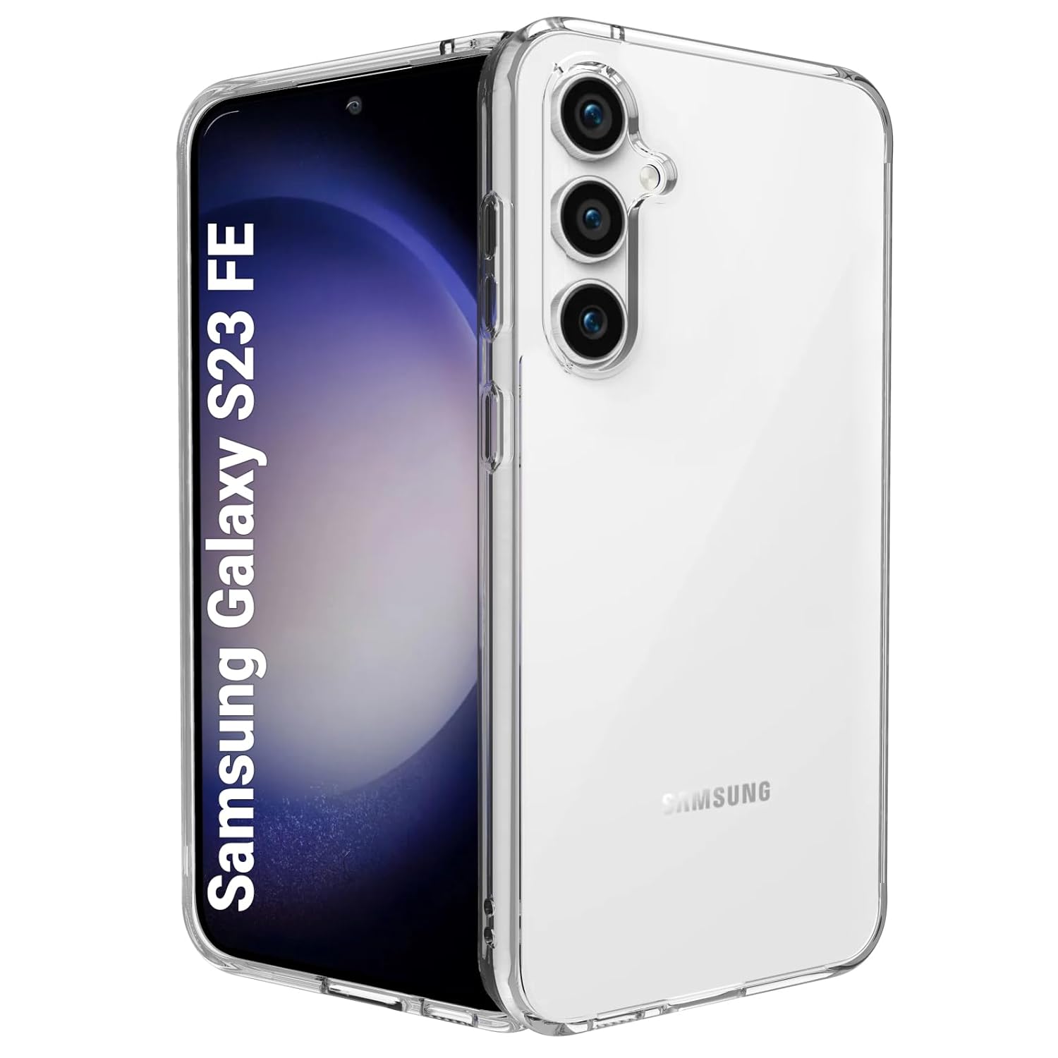 Samsung Galaxy S23 FE Back Cover Case | Clear Hybrid - Clear