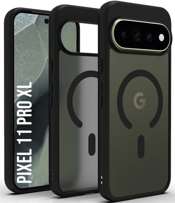 Google Pixel 11 Pro XL Back Cover Case | Sleek Hybrid - Matte Black Magnetic
