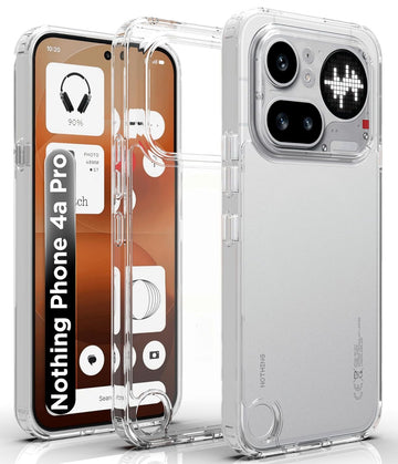 Nothing Phone 4a Pro 5G Back Cover Case | Clear Hybrid - Clear
