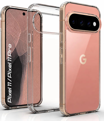 Google Pixel 11 / Pixel 11 Pro Back Cover Case | Clear Hybrid - Clear