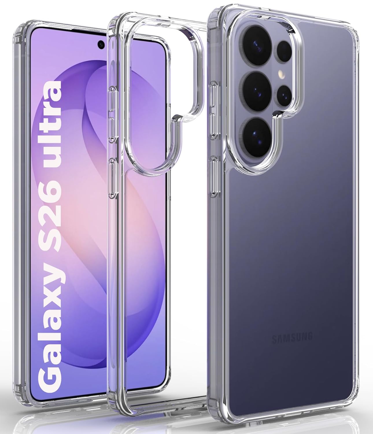 Samsung Galaxy S26 Ultra Back Cover Case | Clear Hybrid - Clear