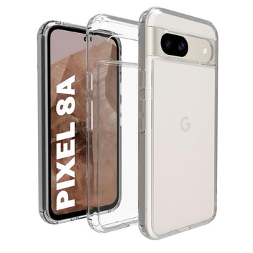 Google Pixel 8a Back Cover Case | Clear Hybrid - Clear