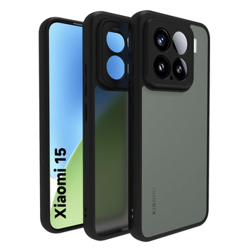 Xiaomi 15 Back Cover Case | Sleek Hybrid - Matte Black