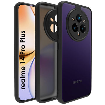 Realme 14 Pro Plus 5G Back Cover Case | Sleek Hybrid - Matte Black