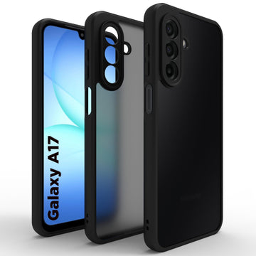 Samsung Galaxy A17 5G / M17 5G / F17 5G Back Cover Case | Sleek Hybrid - Matte Black
