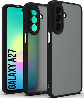 Samsung Galaxy A27 Back Cover Case | Sleek Hybrid - Matte Black