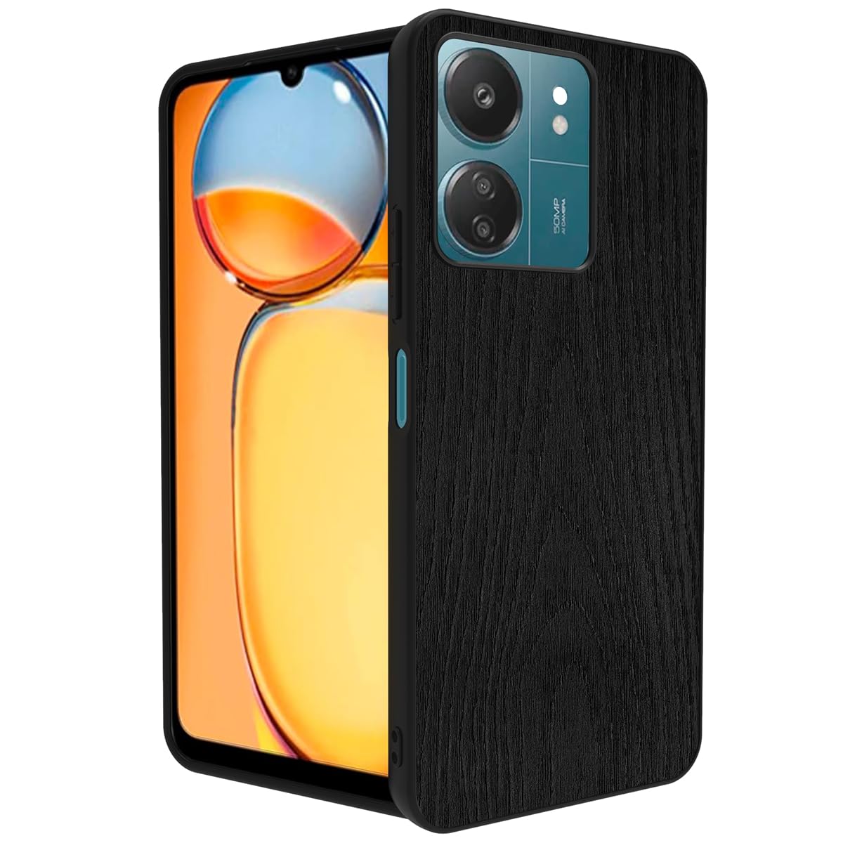 Redmi 13C Back Cover Case | Sleek - Black