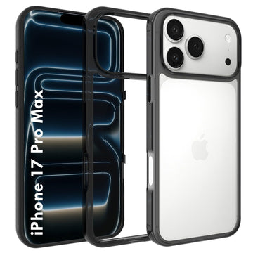 iPhone 17 Pro Max Back Cover Case | Clear Hybrid - Clear Smoke