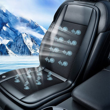 Ventilated Car Seat Cover | Black - Driver Side