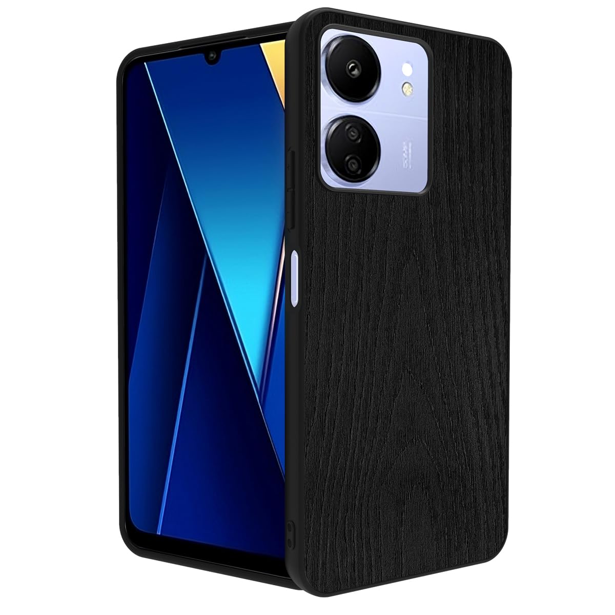 Poco C65 Back Cover Case | Sleek - Black