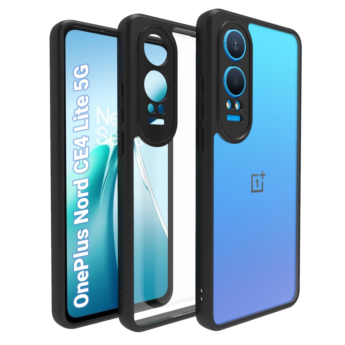 OnePlus Nord CE 4 Lite 5G Back Cover Case | Sleek Hybrid - Clear