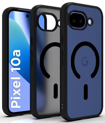 Google Pixel 10a Back Cover Case | Sleek Hybrid - Matte Black Magnetic