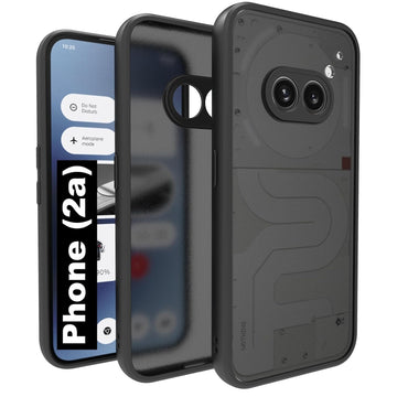 Nothing Phone 2A / Phone 2A Plus Back Cover Case | Sleek Hybrid - Matte Black