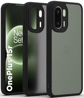 OnePlus 15R 5G Back Cover Case | Sleek Hybrid - Matte Black