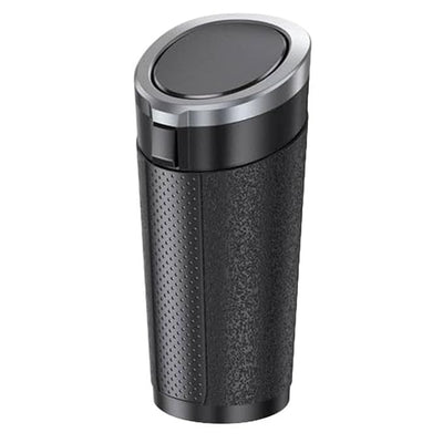 Car Trash Can | Mini Waterproof Cup Holder Dustbin - Silver