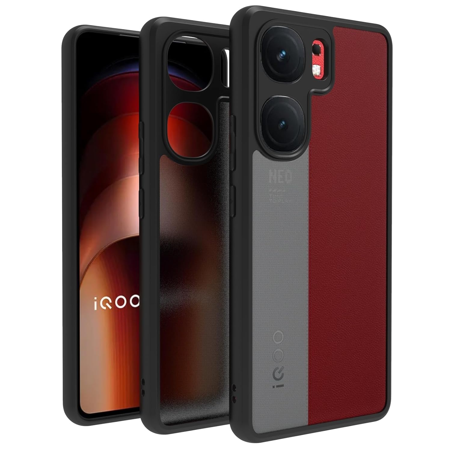 iQOO Neo 9 Pro 5G Back Cover Case | Sleek Hybrid - Matte Black