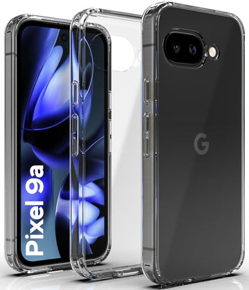 Google Pixel 9a Back Cover Case | Clear Hybrid - Clear