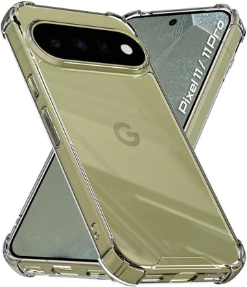 Google Pixel 11 / Pixel 11 Pro Back Cover Case | Clear Hybrid - Clear