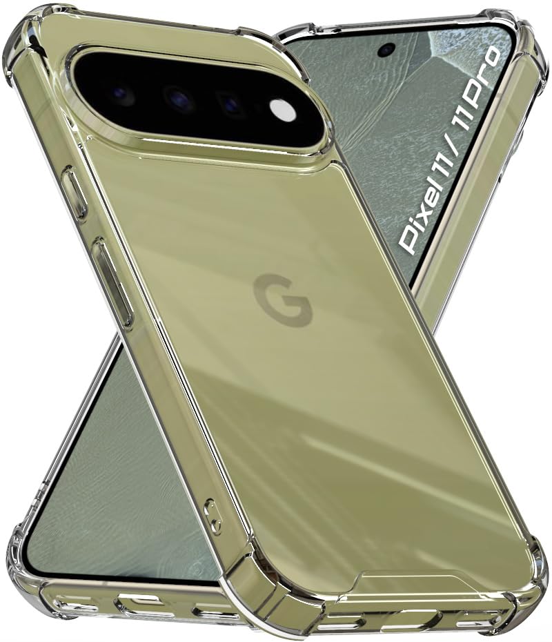 Google Pixel 11 / Pixel 11 Pro Back Cover Case | Clear Hybrid - Clear