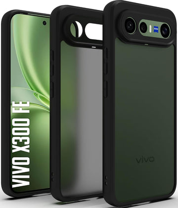 Vivo X300 FE Back Cover Case | Sleek Hybrid - Matte Black