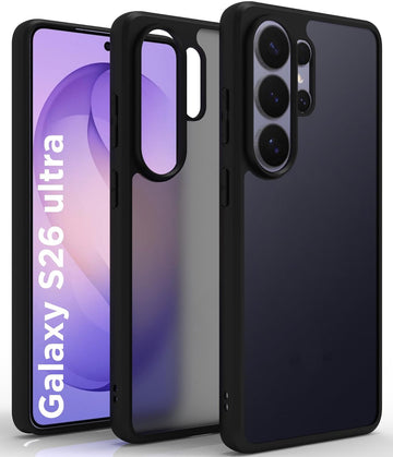Samsung Galaxy S26 Ultra Back Cover Case | Sleek Hybrid - Matte Black