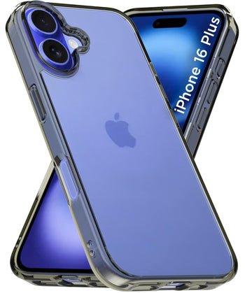 iPhone 16 Plus Back Cover Case | Clear Hybrid - Clear