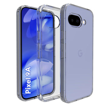 Google Pixel 9a Back Cover Case | Clear Hybrid - Clear