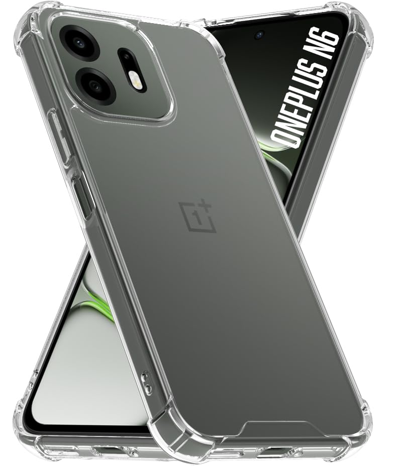 OnePlus N6 Back Cover Case | Clear Hybrid - Clear