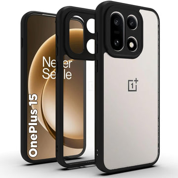 OnePlus 15 5G Back Cover Case |  Sleek Hybrid - Clear Black
