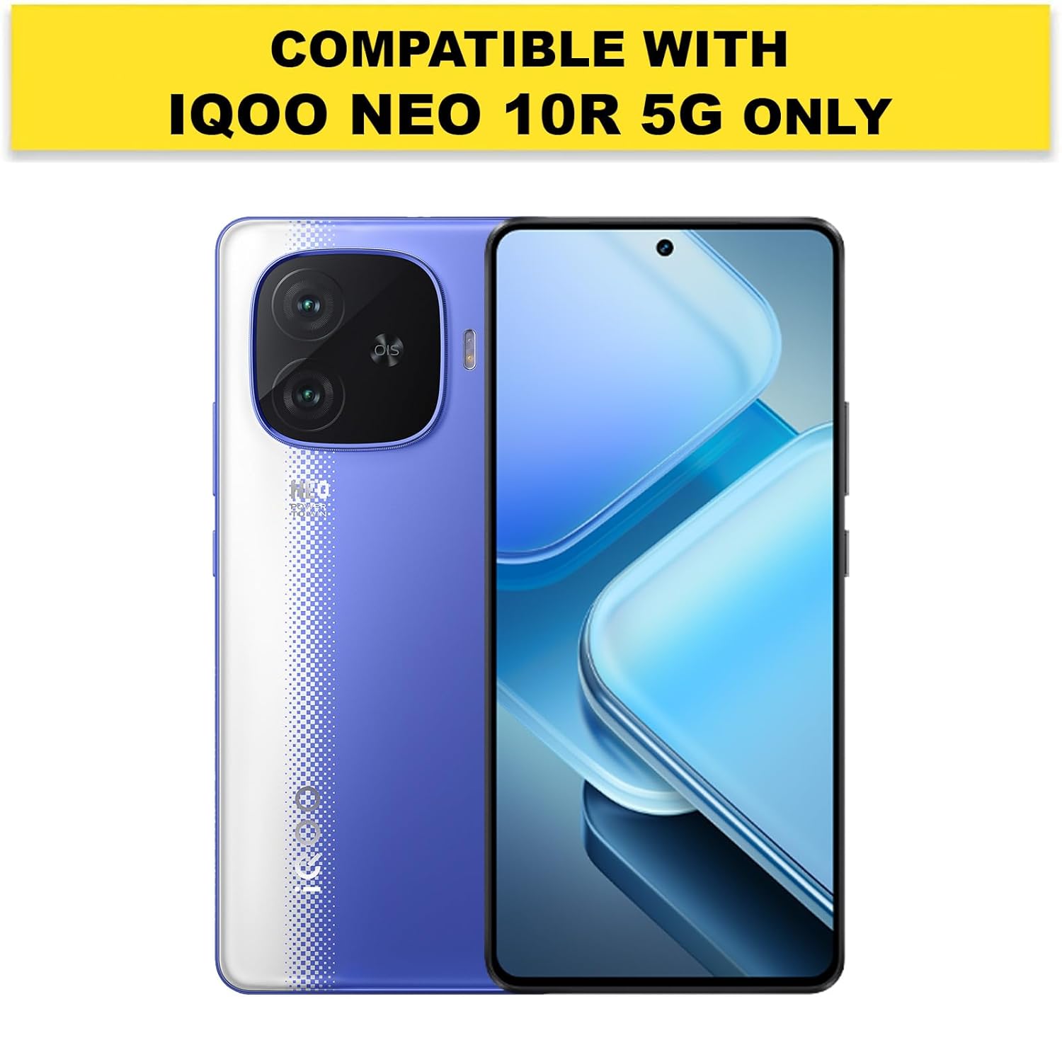 iQOO Neo 10R 5G Back Cover Case | Sleek Hybrid - Matte Black