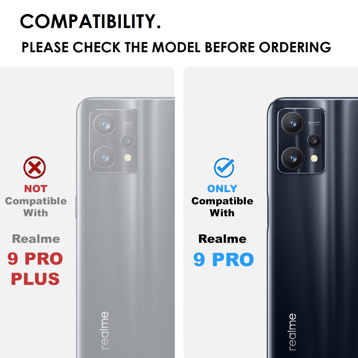 Realme 9 Pro Back Cover Case | Xundd - Black