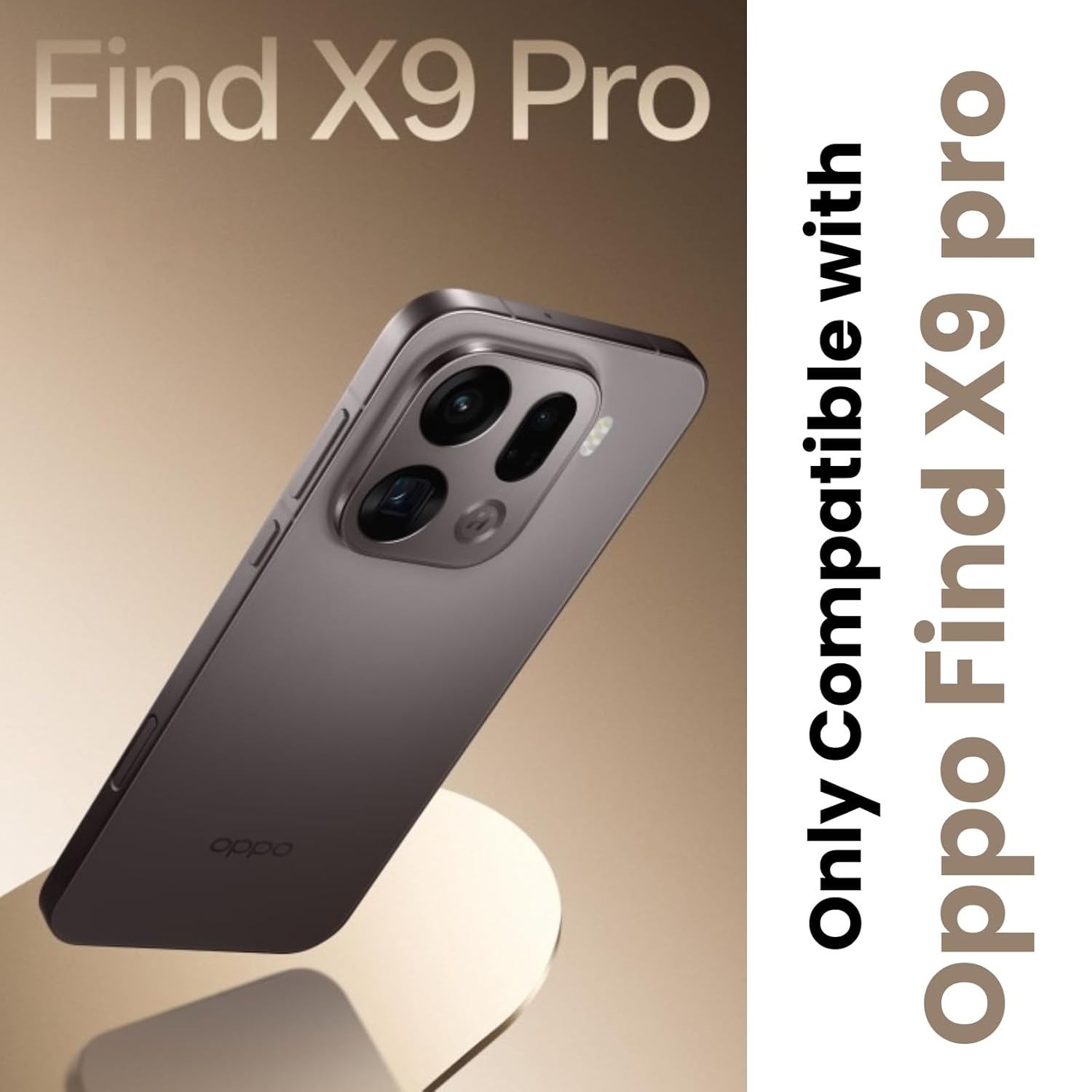 Oppo Find X9 Pro 5G Back Cover Case | Sleek Hybrid - Matte Black